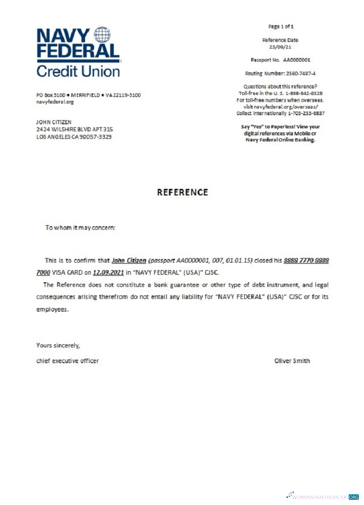 Download USA Navy Federal closure reference Photoshop template